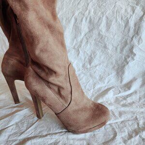 Suede Over the knee boots